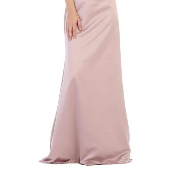 NWT May Queen MQ1594 Satin Prom Dress Purple Size 2 - Picture 4 of 10